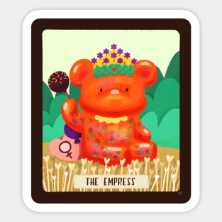 Dessert Tarot card-The Empress Sticker